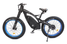 Load image into Gallery viewer, Ecotric 48v 17.6AH 1000W big fat tire Ebike Bison-Matt Black
