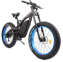 Load image into Gallery viewer, Ecotric 48v 17.6AH 1000W big fat tire Ebike Bison-Matt Black
